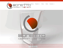 Tablet Screenshot of bonettodesign.com